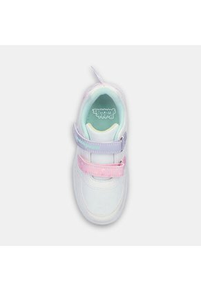 Tenis Con Luces Para Niña Bubblegummers Multicolor Neon