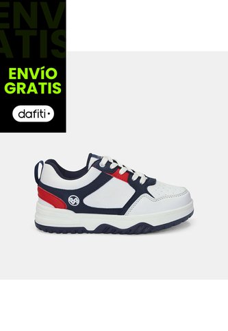 Tenis Infantil Para Niño Bubblegummers Blanco Sumir Bubblegummers