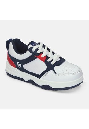 Tenis Con Luces Infantil Para Niña Bubblegummers Blanco Ultramar 22-25