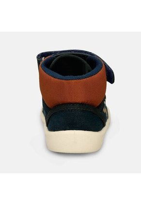 Tenis Bebé Para Niño Bubblegummers Negro-Miel Salmon