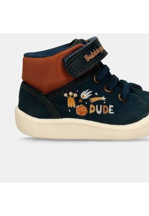 Tenis Bebé Para Niño Bubblegummers Negro-Miel Salmon