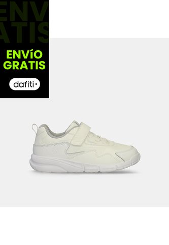 Tenis Escolares Para Niños Bubblegummers Blanco Nazario Bubblegummers