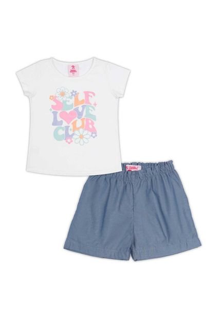 Conjunto Beige-Azul Bubblegummers Idris Niña