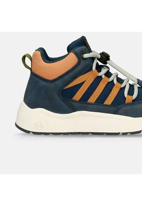 Tenis  Junior Para Niño Bubblegummers Azul-Camel Shaaz