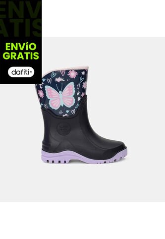 Bota De Lluvia Para Niño Bubblegummers Navy Ursula Bubblegummers