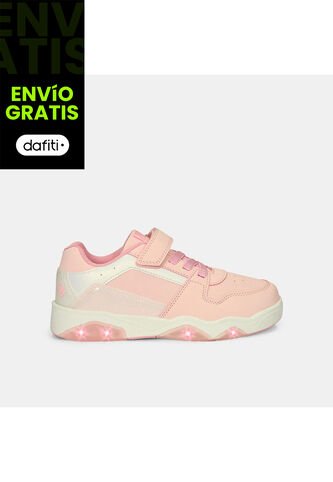 Tenis Con Luces Para Niña Bubblegummers Fucsia Drew Bubblegummers
