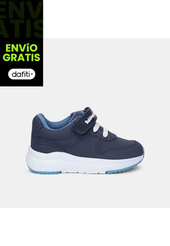Tenis Para Niño Bubblegummers Azul Claro Vanik Jogging Bg First Step Boys 1 + Bubblegummers
