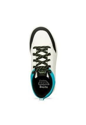 Tenis Casuales Blanco-Negro Bubblegummers Renzo Niño