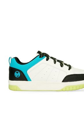 Tenis Casuales Blanco-Negro Bubblegummers Renzo Niño