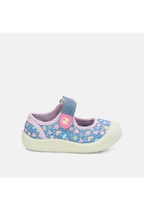 Baletas Bebé Para Niña Bubblegummers Azul Tifany 15-21