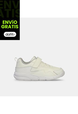 Tenis Escolares Para Niños Bubblegummers Blanco Nazario Bubblegummers