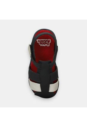 Sandalia Bebé Para Niño Bubblegummers Negro