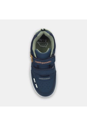 Tenis Con Luces Para Niño Bubblegummers Azul Neon