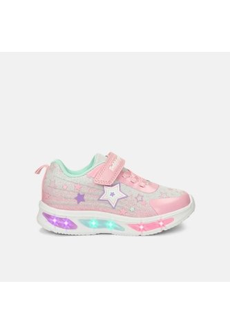 Tenis Con Luces Para Niña Bubblegummers Violeta Universal Demian Bubblegummers