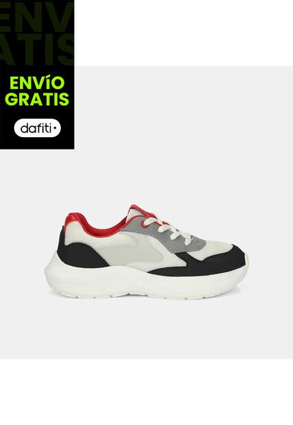 Tenis Junior Para Niño Bubblegummers Blanco Troy 30-33