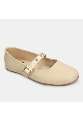 Baletas Junior Para Niña Bubblegummers Beige Tamar Tali 30-33