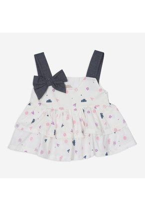 Vestido Para Niña Bubblegummers Azul Jolly