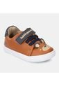Tenis Bebé Para Niño Bubblegummers Camel-Azul Silvito de Bubblegummers