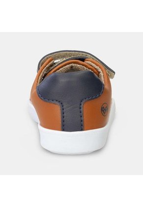 Tenis Bebé Para Niño Bubblegummers Camel-Azul Silvito