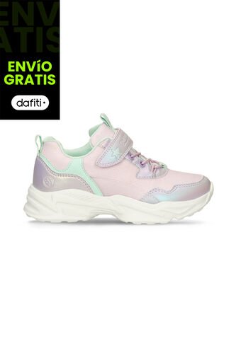 Tenis Infantil Para Niña Bubblegummers Lila Stella Bubblegummers