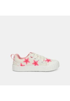 Tenis Con Luces Infantil Para Niña Bubblegummers Blanco Ultramar 22-25