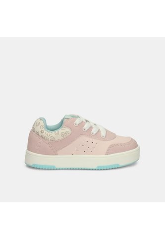 Tenis Para Niña Bubblegummers Beige Abeja Court Bg First Step Girls 1 + Bubblegummers