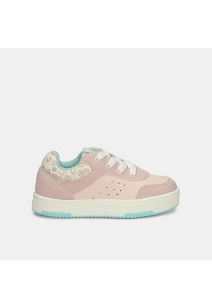 Tenis Para Niña Bubblegummers Beige Abeja Court Bg First Step Girls 1 +