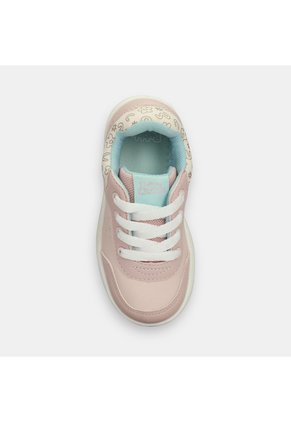 Tenis Para Niña Bubblegummers Beige Abeja Court Bg First Step Girls 1 +