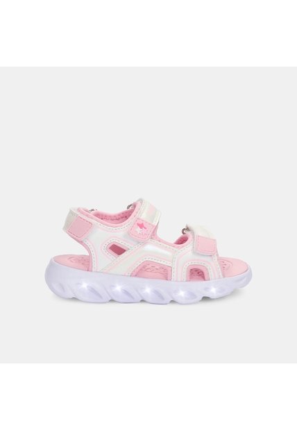 Tenis Con Luces Para Niños Bubblegummers Multicolor Dust First Step Girls 1 +