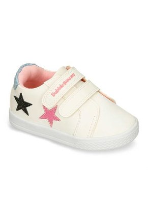 Tenis Casuales Blanco-Rosado Bubblegummers Renita Niña