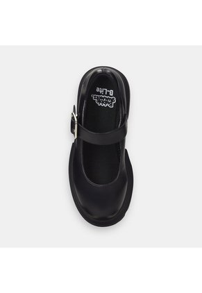 Baleta Escolar Para Niña Bubblegummers Negro Emilia