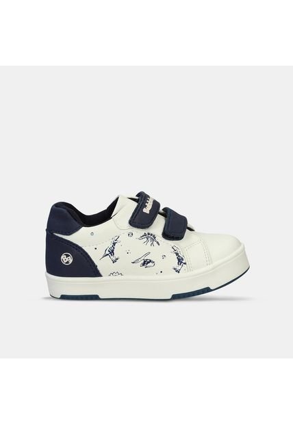 Tenis Infantil Para Niño Bubblegummers Blanco Tronco Court Bg 22-25
