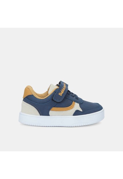 Tenis Para Niño Bubblegummers Multicolor Court Bg First Step Boys 1  +