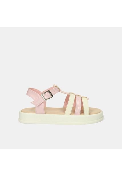 Sandalia Infantil Para Niña Bubblegummers Blanco