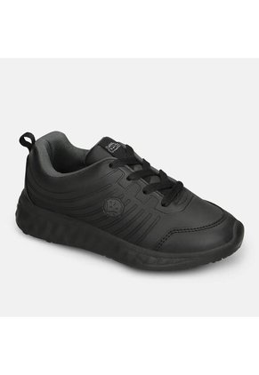 Tenis Escolar Infantil Para Niños Bubblegummers Negro Jalapeño