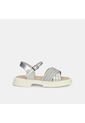 Sandalias Para Niña Bubblegummers Gris Leidy Junior Girls 6 + de Bubblegummers