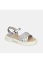 Sandalias Para Niña Bubblegummers Gris Leidy Junior Girls 6 + de Bubblegummers