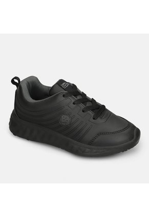 Tenis Escolar Infantil Para Niños Bubblegummers Negro Jalapeño