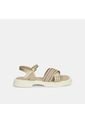Sandalias Para Niña Bubblegummers Gris Leidy Junior Girls 6 + de Bubblegummers