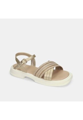 Sandalias Para Niña Bubblegummers Gris Leidy Junior Girls 6 +