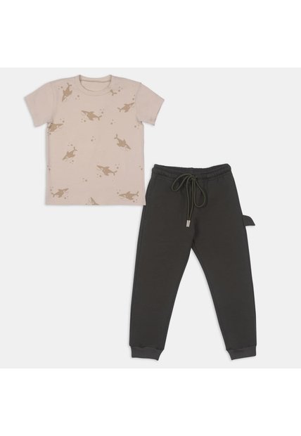Body Para Niño Bubblegummers Beige Oscuro Olif