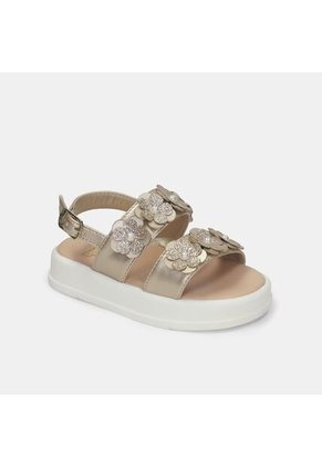 Sandalias Para Niña Bubblegummers Beige Sitney First Step Girls 1 +