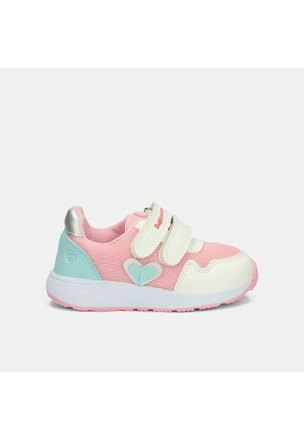 Tenis Infantil Para Niña Bubblegummers Rosado Tristany Panda Sted 22-25