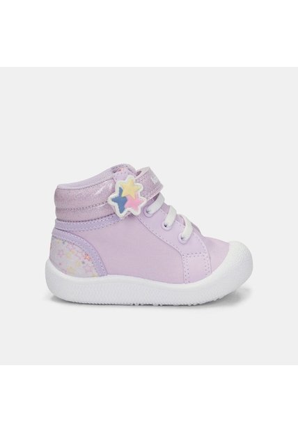 Tenis Para Niña Bubblegummers Violeta Ariel Kiker Prewalker Girls 0 +