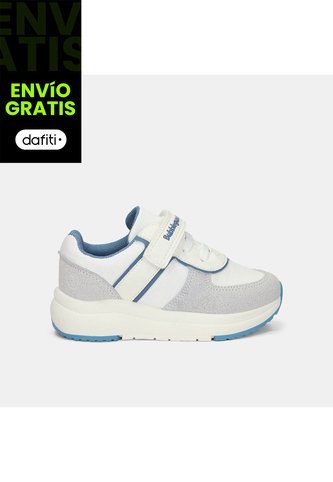 Tenis Para Niño Bubblegummers Azul Albert Jogging Bg First Step Boys 1 + Bubblegummers