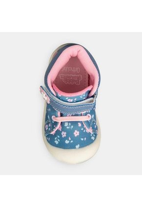 Tenis Bebé Para Niña Bubblegummers Azul Silvi