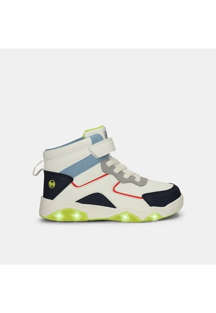 Bota Con Luces Infantil Para Niño Bubblegummers Multicolor Drew