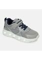 Tenis Con Luces Para Niño Bubblegummers Gris Oberon de Bubblegummers