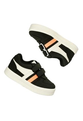 Tenis Casuales Negro Bubblegummers Qaramelo Niño