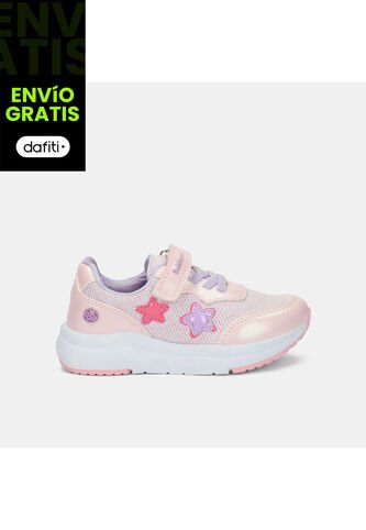 Tenis Para Niña Bubblegummers Morado Trensy Jogging Bg Bubblegummers